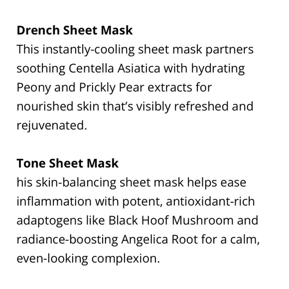 NIB Karuna Drench & Tone Sheet Mask Duo Set of 4 - Picture 7 of 7